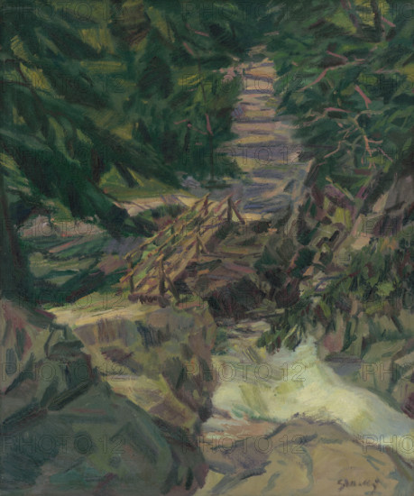 Mountain-Stream in the Tatras, around 1939.