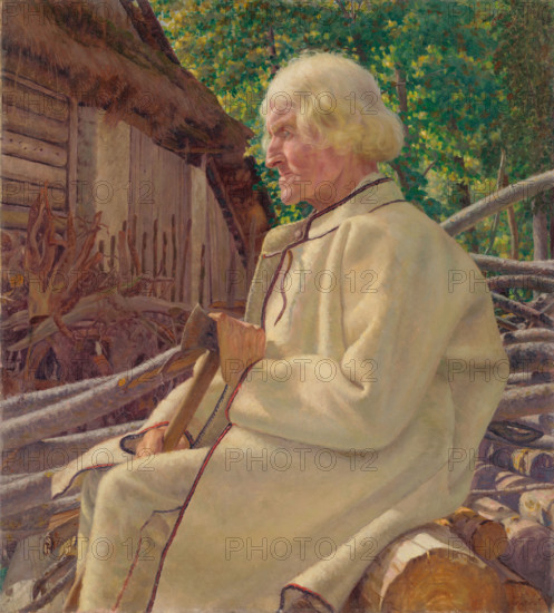 Portrait of an old man, c1920.