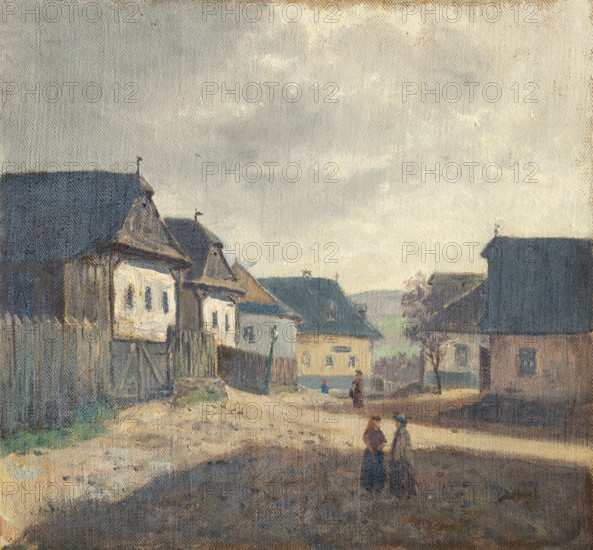Village square, 1850-1900.