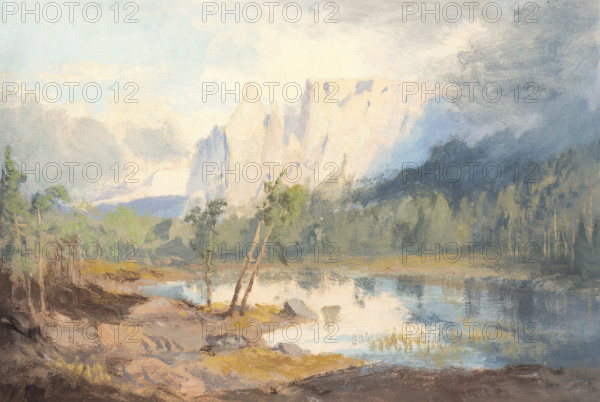 Lake Walfzgruben near Oberbatzen, 1850-1880.