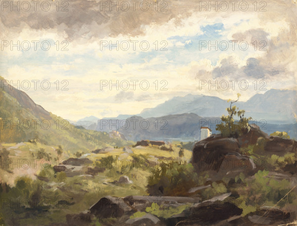 Landscape study, 1860-1900.