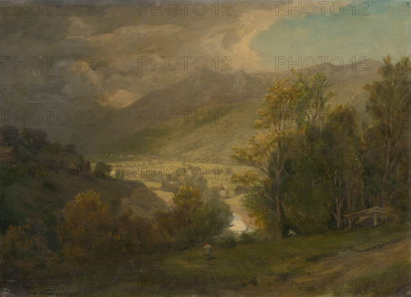 Mountain valley, 1860-1900.