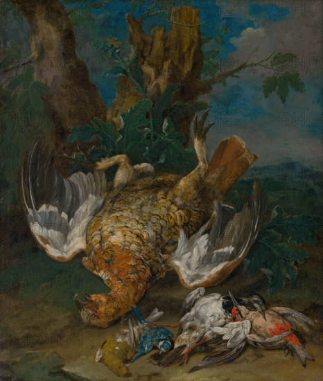 Still Life with a Grouse, 1720-1730.