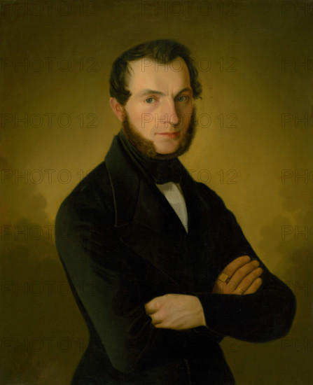 Portrait of A. Jupp, a citizen of Podebrady, 1845.