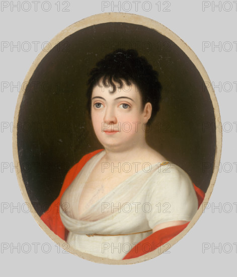 Portrait of Anna Mária Szirmayová, née Horvath-Stansith, 1810-1820. Probably by Jozef Czauczik.