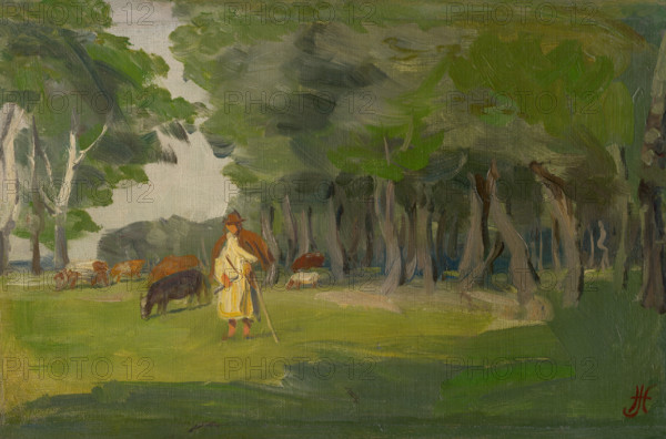 Pasturing in Kaloc, 1895-1896.