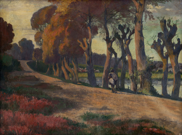 Landscape with a Herdsman, 1920-1930.
