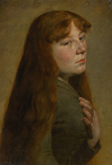 Study of a Woman from Three Quarters Profile, 1895-1896.