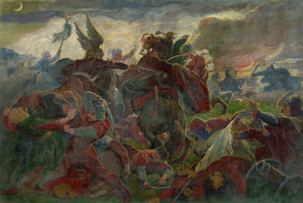 Tomory's Death at the Battle of Mohács, 1895-1896.