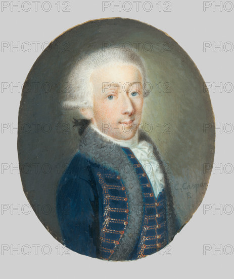 Portrait of Count Joseph Szapáry, c1790. Possibly a portrait of Hungarian/Slovak nobleman, politician and writer József Szápáry de Muraszombath (1754-1822).