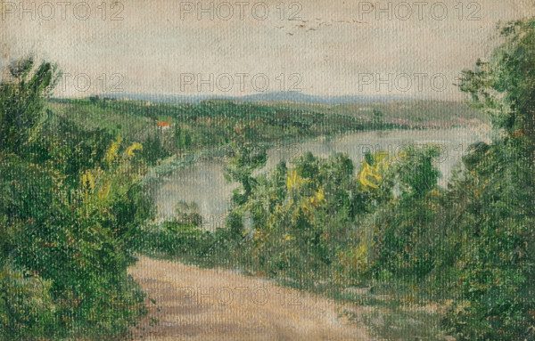 Landscape from the Basin of the Danube, 1900.