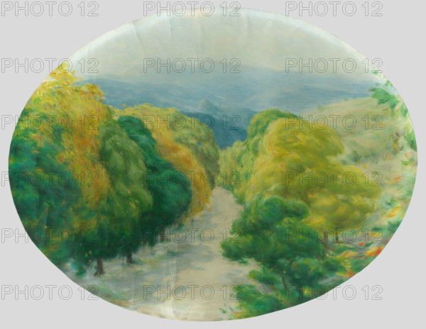 Avenue of trees, 1920-1925.