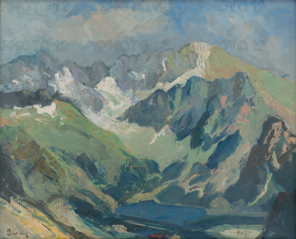 Tatra landscape, after 1930.