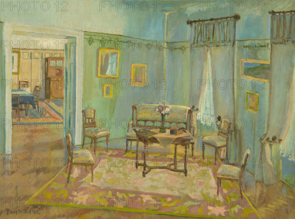 Room interior, 1915.