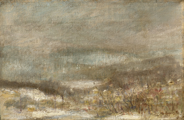 Winter Bleak Landscape, about 1900.