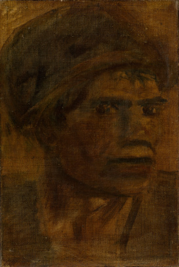Head of a Prisoner (Head of a Balkan Man), around 1915.