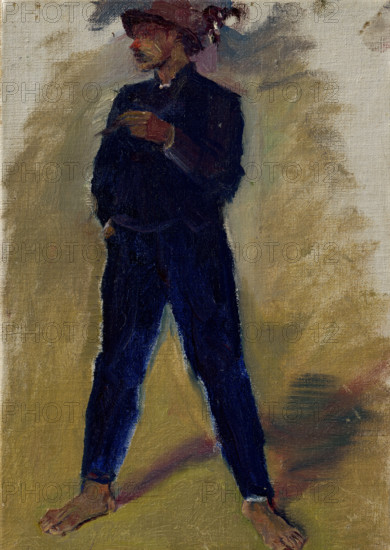 Groom Standing Astride, 1910-1914.
