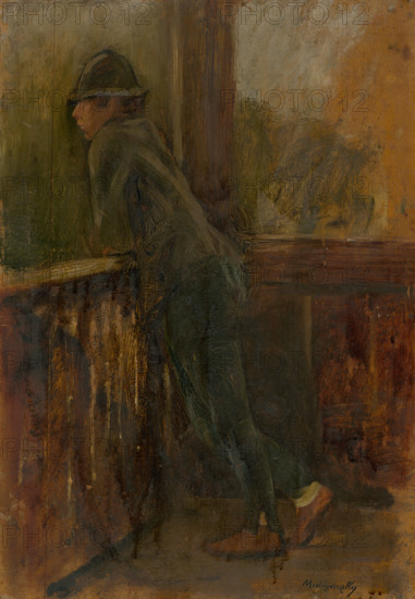 Boy on the Porch, 1895-1900.