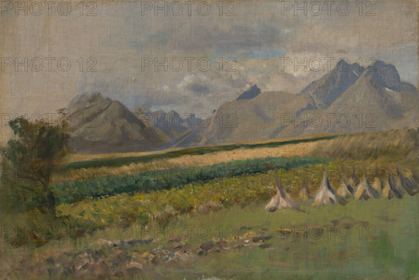 The High Tatras from Strázky, 1878-1880.