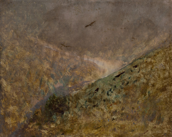 Valley with Birds of Prey, 1890-1900.