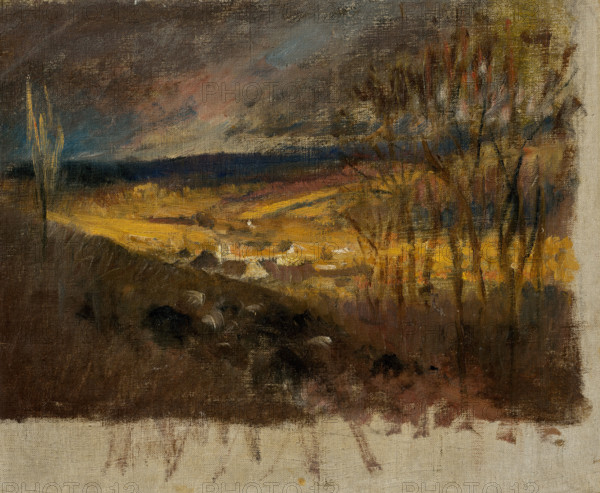 Valley with Clouds, 1880-1900.