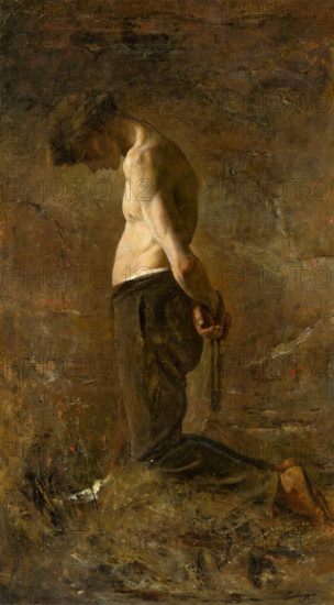 Kneeling Convict, 1878-1880.