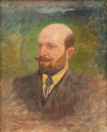 Portrait of a Man with a Tie, 1880-1900.
