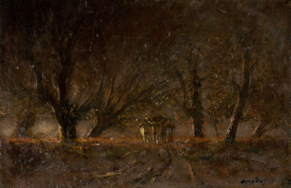 Night Landscape with Ox-Yoke, 1895-1900.