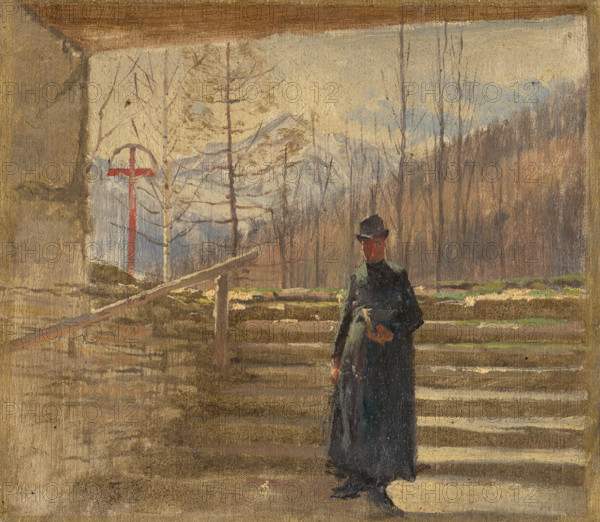 Study of Walking Priest, 1880-1900.
