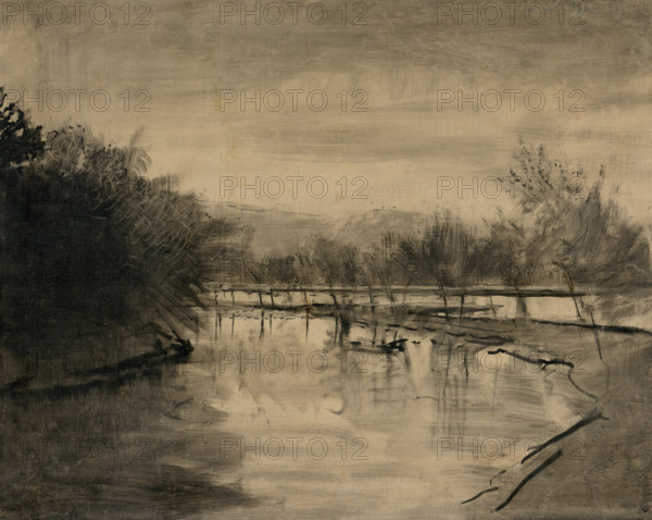 The Poprad near Strázky, 1910.