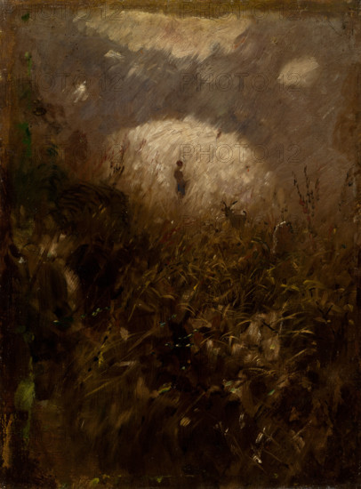 Summer Day. Goatsherd with a Goat, 1895-1897.