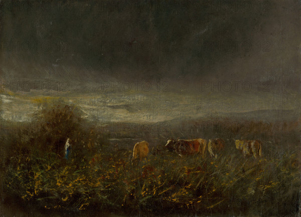 Evening at the Pasture, 1880-1885.