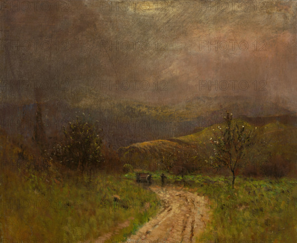 Autumn Landscape in the Early Evening, 1880-1900.