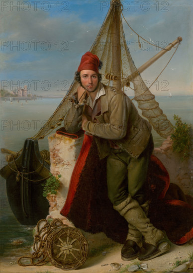 Venetian fisherman, 1840.