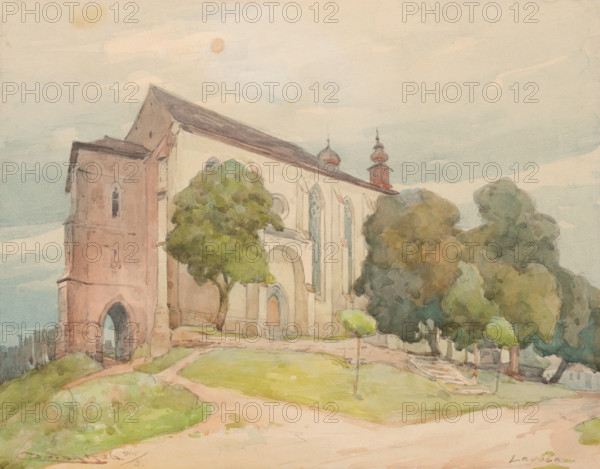 Minorite Church in Levoca, 1926.