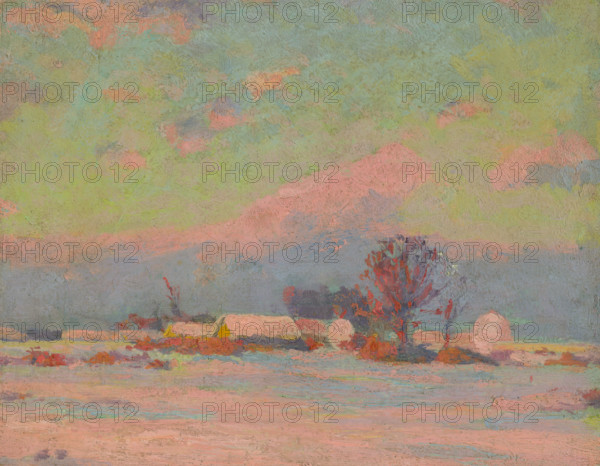 Winter evening, 1925-1930.