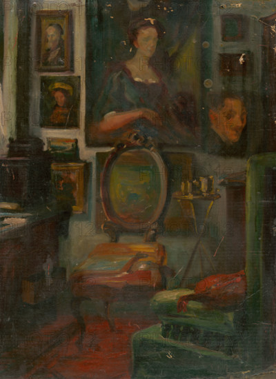 The Artist's Atelier, around 1940.