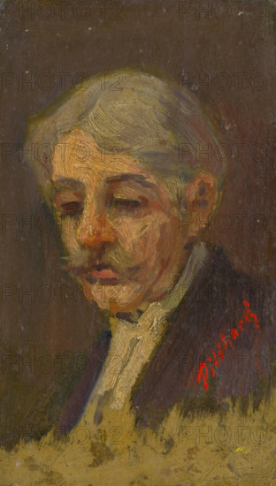 Portrait of an Old Man with Half-Closed Eyes, around 1930.