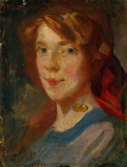Portrait of Daughter Irma, 1900-1910.