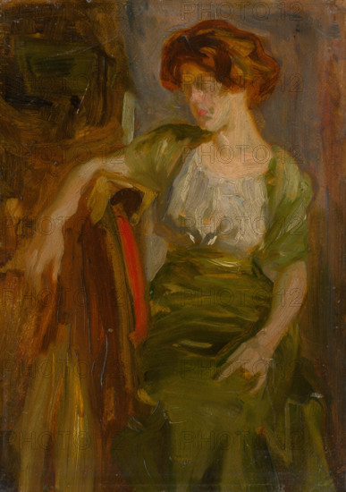 Study of a Seated Woman, around 1900.