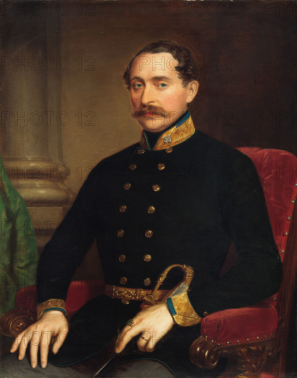 Portrait of an officer, 1854.