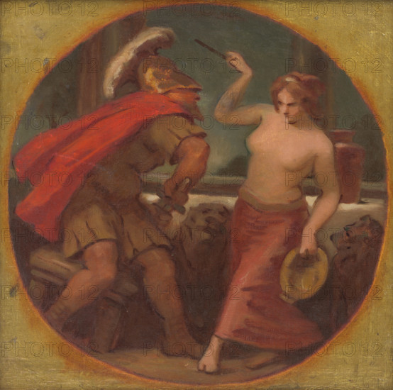 Round Study of Composition from Roman History, after 1900.