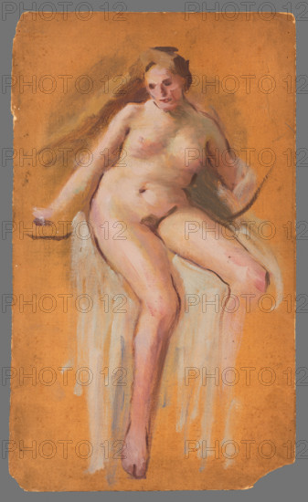 Study for the Painting 'Lady Godiva', 1895-1900.