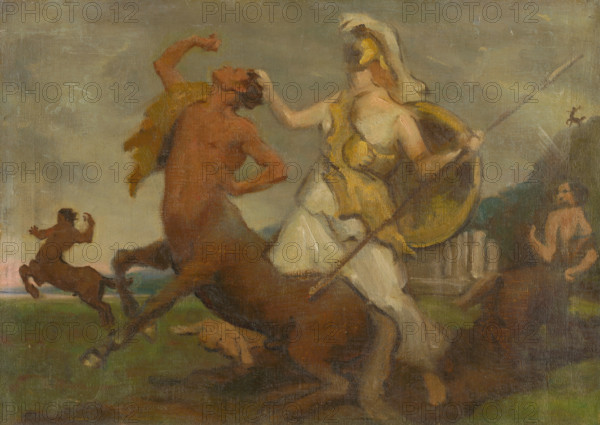 Pallas Athena Fighting Centaurs, after 1900.