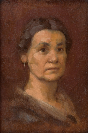 Portrait of Mrs. Srobárová, after 1900.