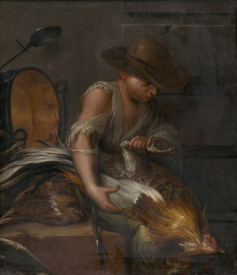 Boy with Poultry, 1600-1800.