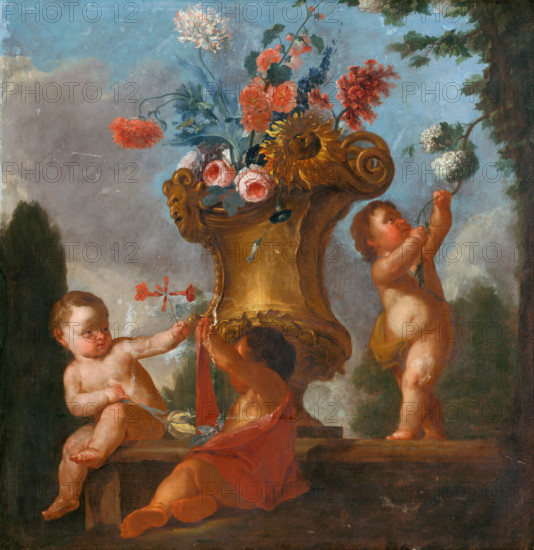 Angels with a Vase I, 1730-1760.