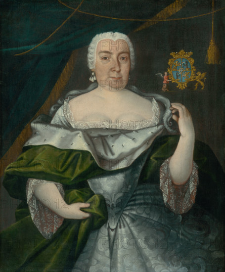 Countess Zofia Eszterházy; Baroness Zofia Révay, Née Countess Esterházy, Before 1740.