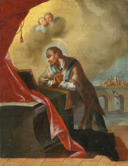 Kneeling St. John of Nepomuk, 18th century.