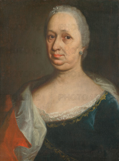 Portrait of a Lady with Silver Earrings, 1780-1800.